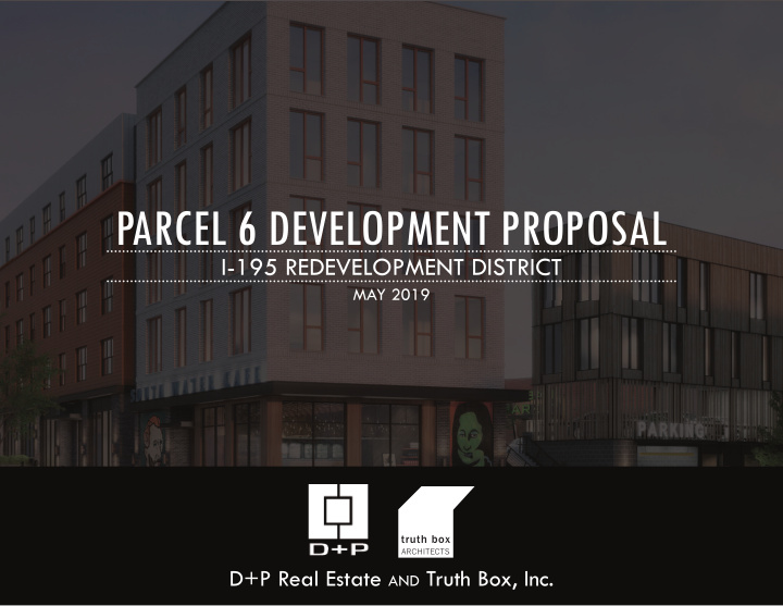 parcel 6 development proposal