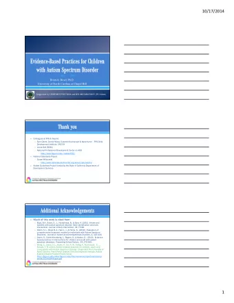 10/17/2014      Brian A. Boyd, Ph.D.  University of North Carolina at Chapel Hill  Supported
