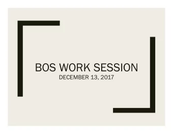 BOS WORK SESSION  DECEMBER 13, 2017  Discussion Items  San Tan Citizens Advisory Team    Citizen