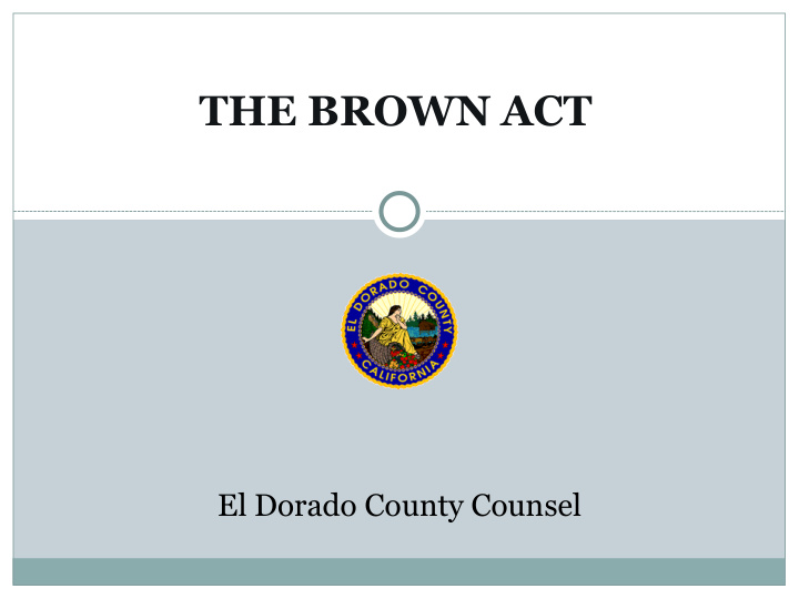 the brown act