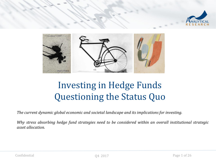 investing in hedge funds