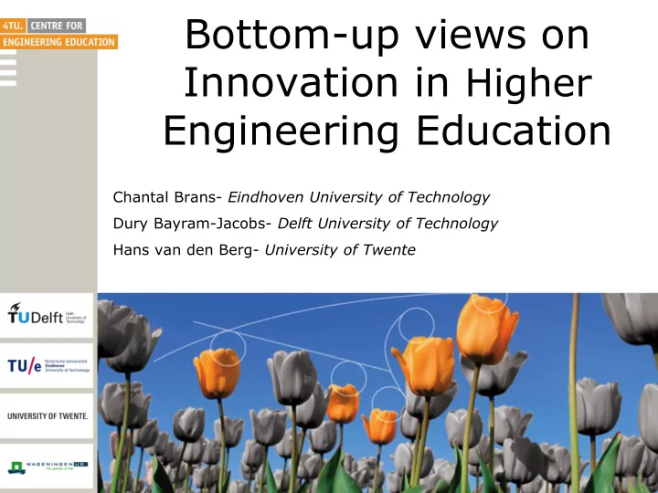 innovation in higher