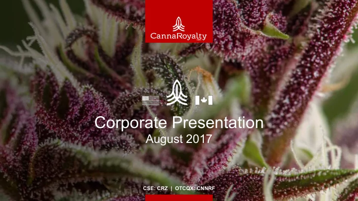 corporate presentation