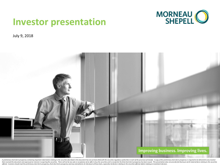 investor presentation