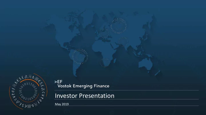 investor presentation
