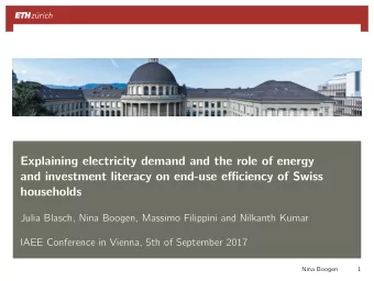 Explaining electricity demand and the role of energy  and investment literacy on end-use efficiency