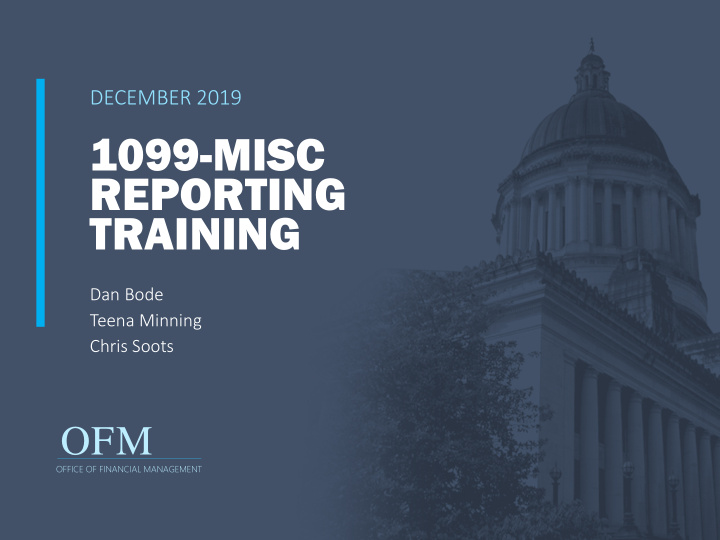1099 misc reporting training