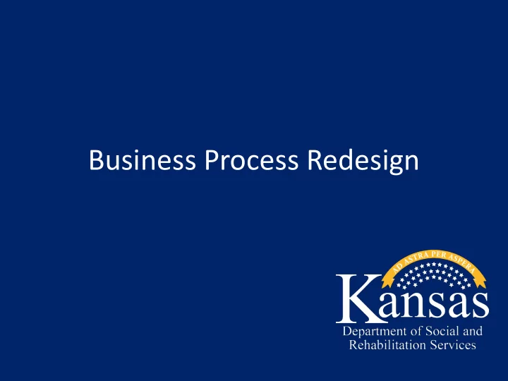 business process redesign