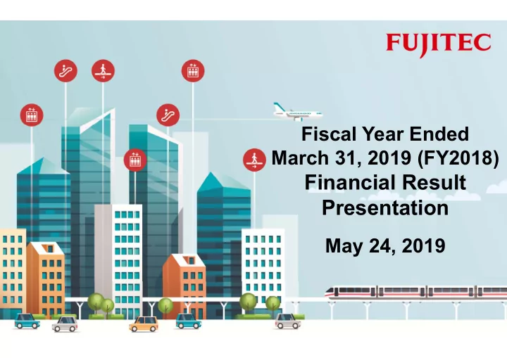 financial result presentation