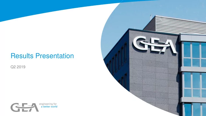results presentation