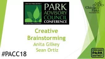 #PACC18  The Goal  The goal of this session is to learn a new  method of creating unique and