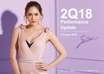 1  Sabina at a Glance Manufacturing footprint (1)  Leading Thai women underwear manufacturer