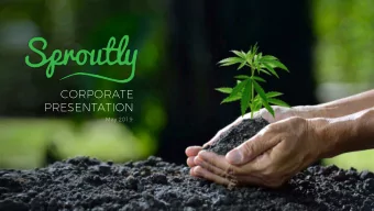 CORPORATE  PRESENTATION  May 2019  NOTICE TO READER  Certain information set forth in this