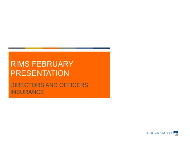 rims february presentation