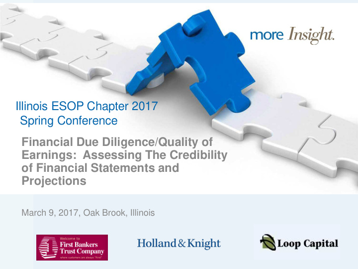 illinois esop chapter 2017 spring conference financial