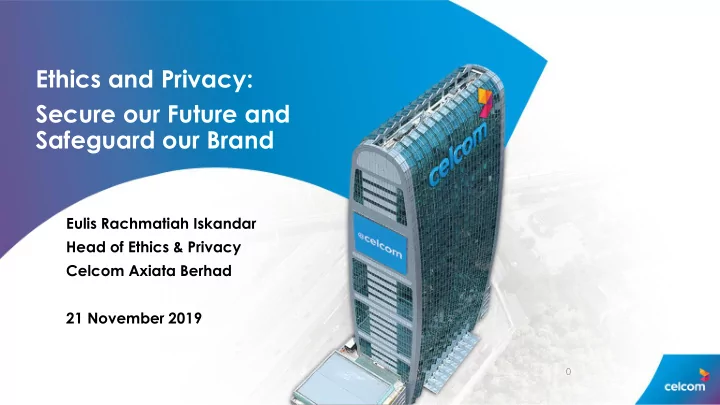 ethics and privacy