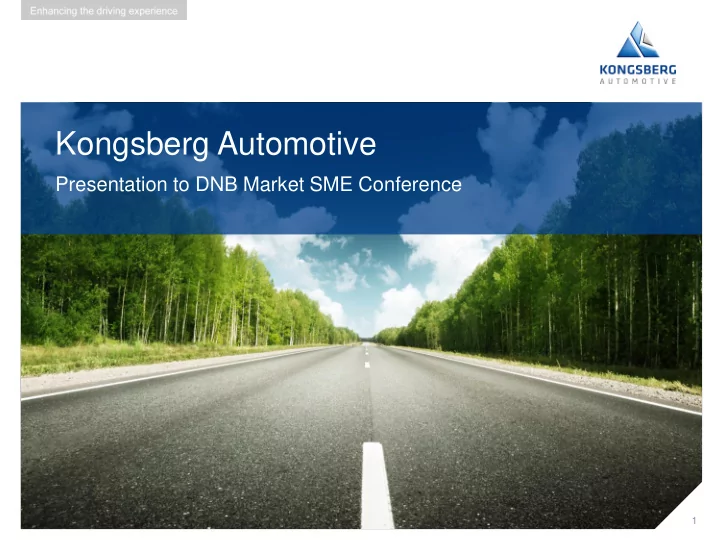 kongsberg automotive