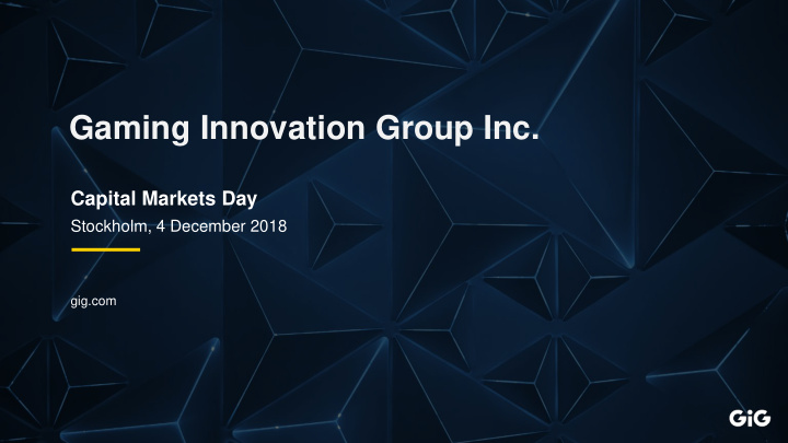 gaming innovation group inc