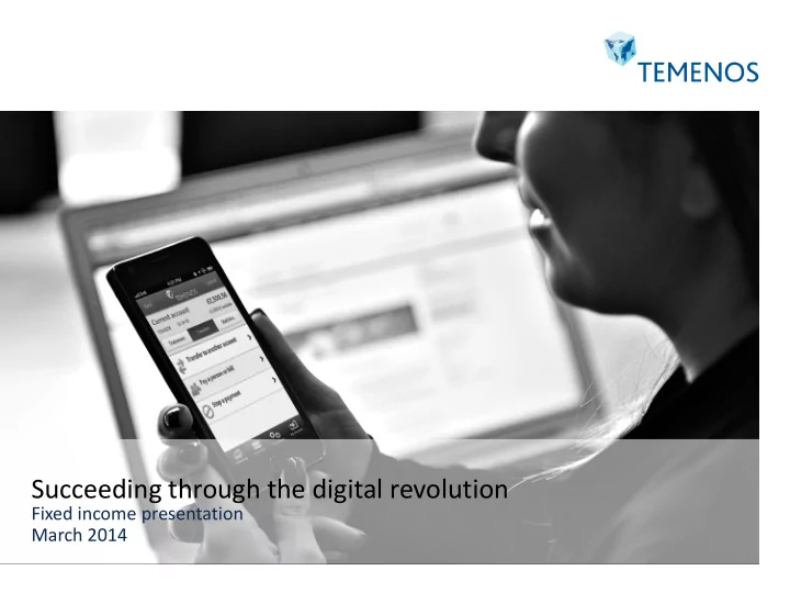 succeeding through the digital revolution