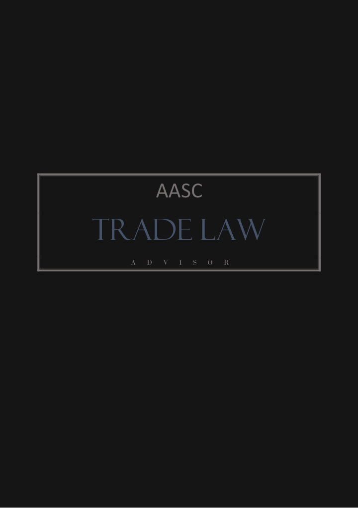 trade law