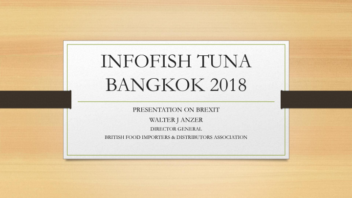 infofish tuna bangkok 2018