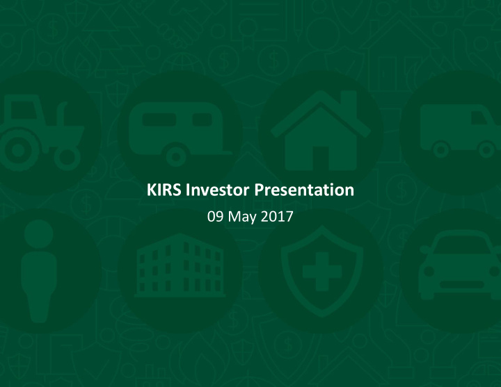 kirs investor presentation