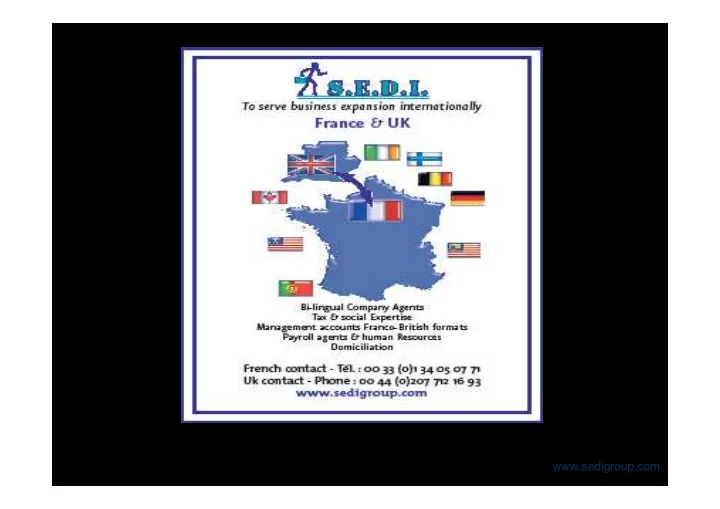 sedigroup com uk france expertise 14 years