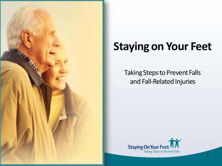 staying on your feet