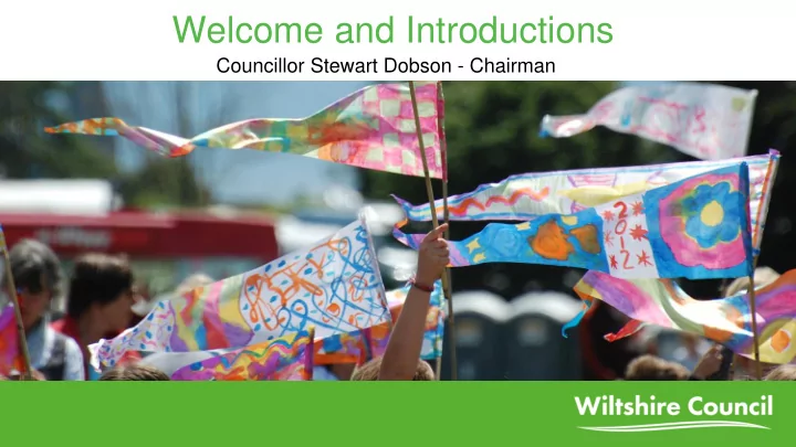 welcome and introductions