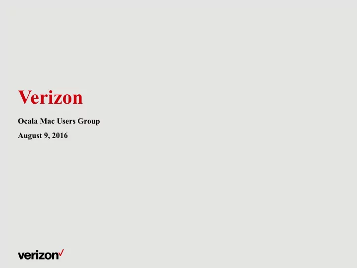 verizon