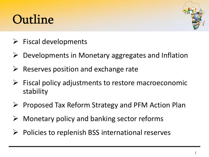 fiscal developments developments in monetary aggregates