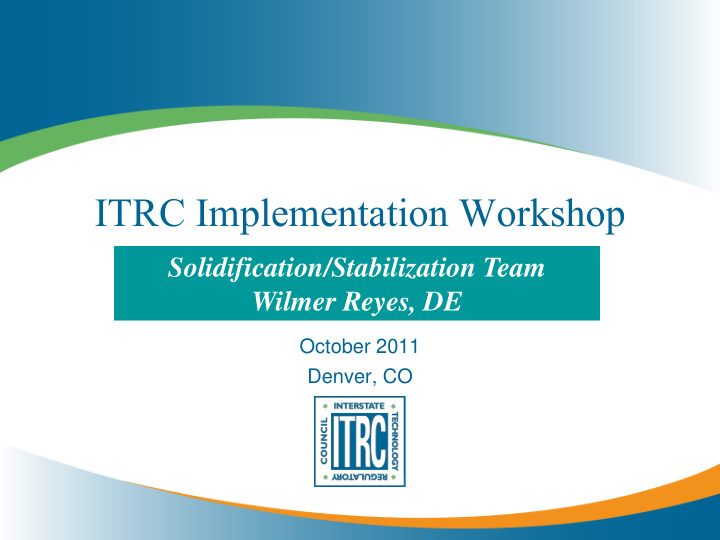itrc implementation workshop