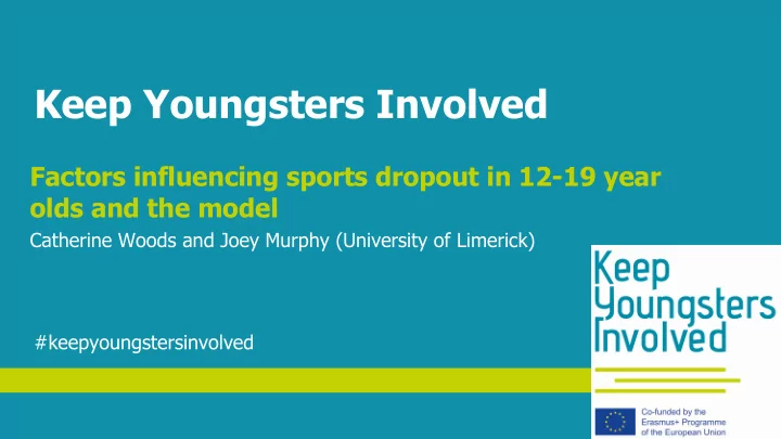 keep youngsters involved