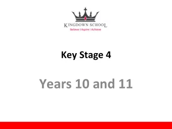 Years  10  and  11    The  Routeways    There  are  4  coloured