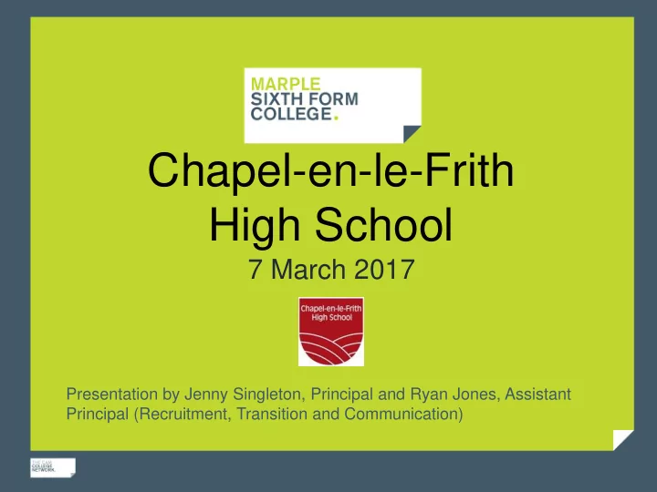 chapel en le frith