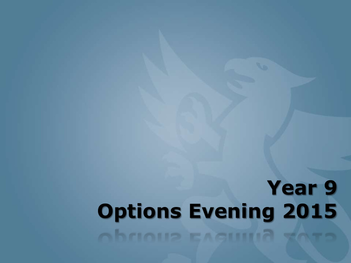 options evening 2015
