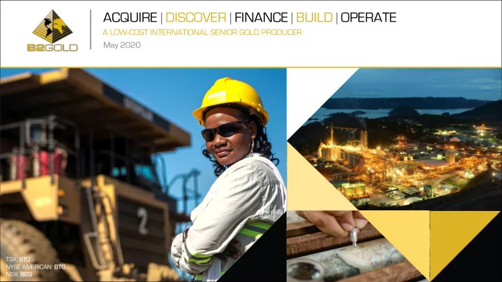 acquire discover finance build operate