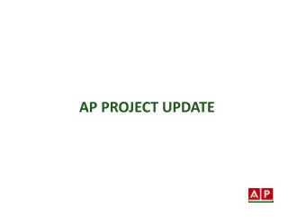 AP PROJECT UPDATE  AP PROJECT UPDATE  Current Performance  (Million Baht)  2008  Q1 2009  Q2 2009
