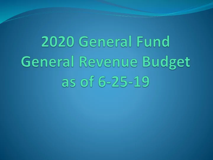 general fund property tax revenue