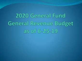 General Fund Property Tax Revenue  Description  Amount  FY2019 Property Tax Budget  $34,813,959