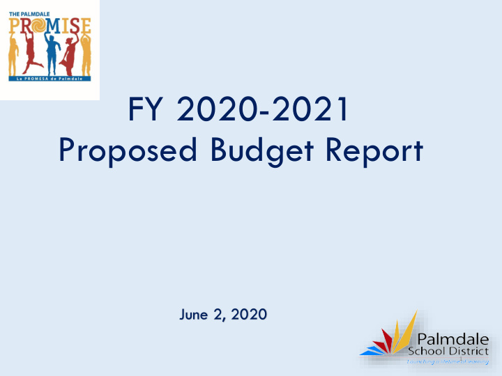 fy 2020 2021 proposed budget report