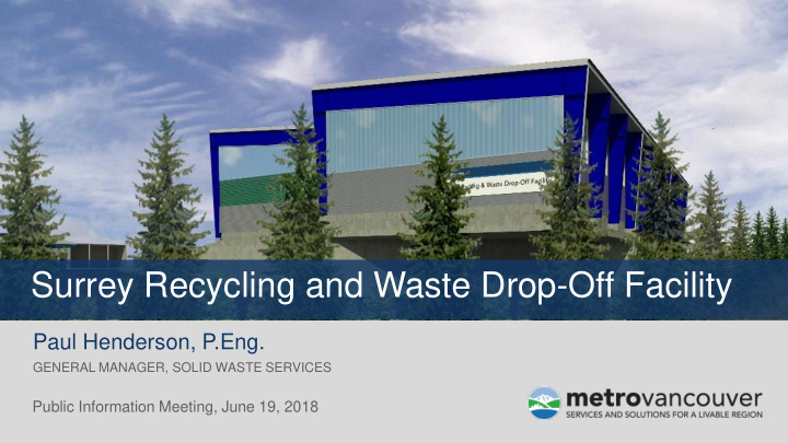 surrey recycling and waste drop off facility