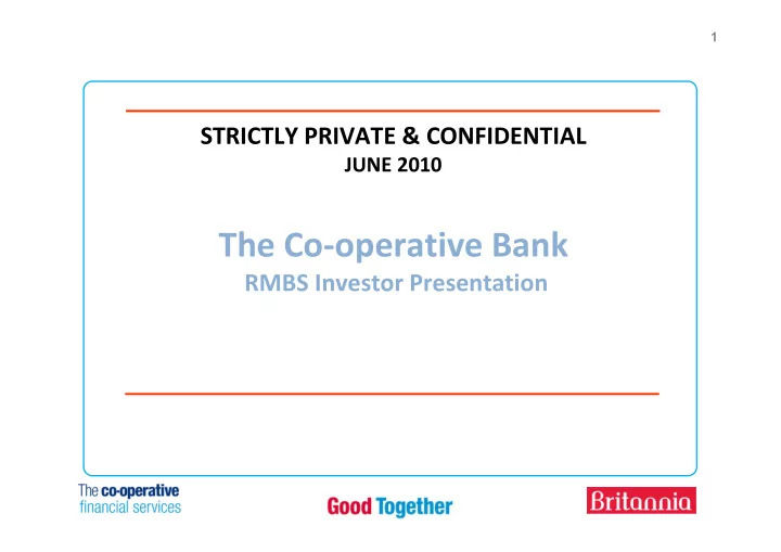 the co operative bank