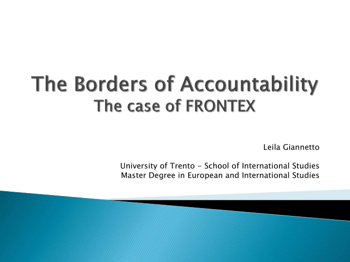 aim describing frontex accountability overview view of