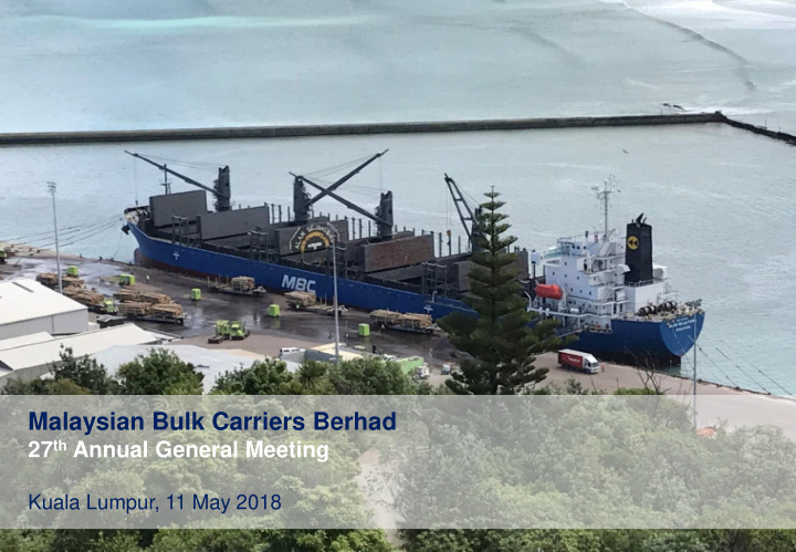 malaysian bulk carriers berhad