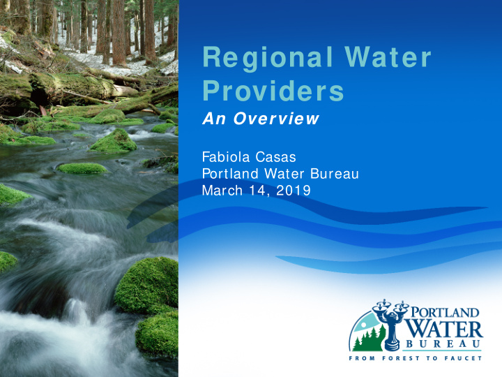 regional water providers