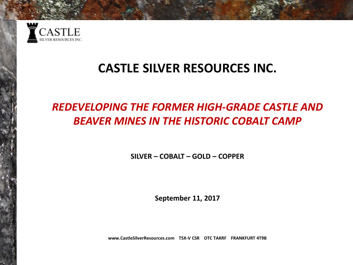 castle silver resources inc