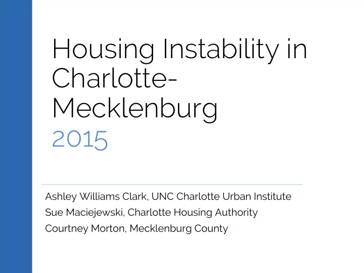 charlotte mecklenburg