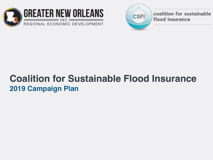 coalition for sustainable flood insurance