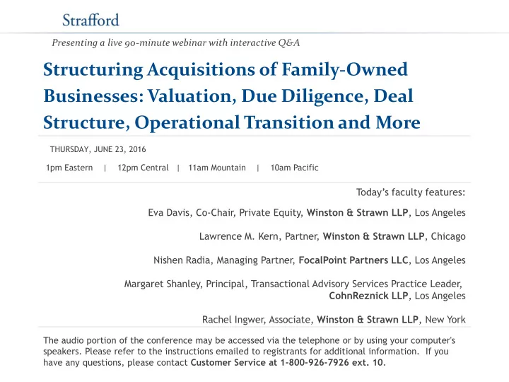 structure operational transition and more